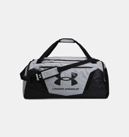 Сумка Undeniable Duffle 5.0 LG Under Armour, цвет Pitch Gray Medium Heather Black (101л)