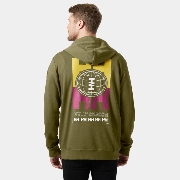 Толстовка CORE GRAPHIC HH, цвет Terrain Green 2