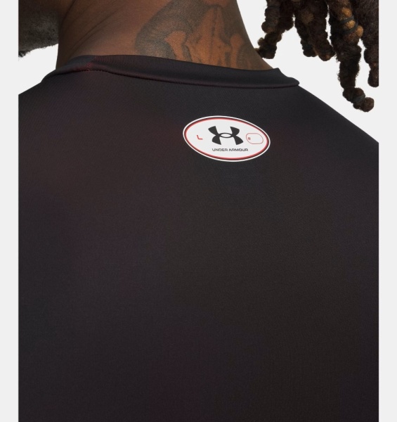 Лонгслив M HG Sub Crew Under Armour, цвет Red Black 3