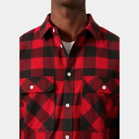 Рубашка LOKKA ORGANIC FLANNEL HH, цвет Red Buffalo 3