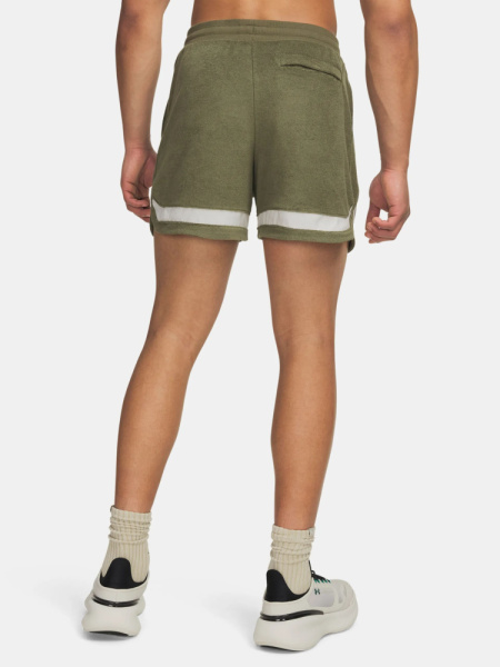 Шорты M Icon SW Terry Under Armour, цвет Marine OD Green White 2