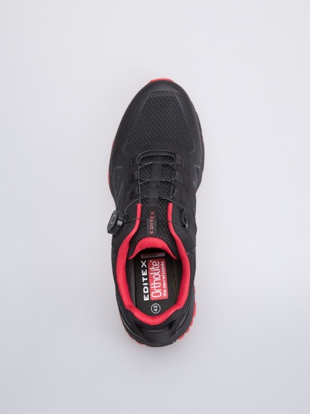 Кроссовки Gravity EDITEX, цвет чёрный красный 3