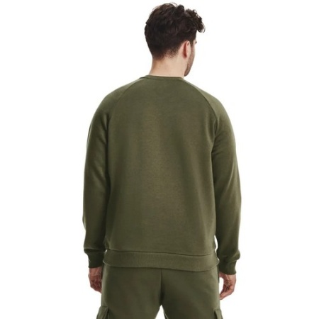 Толстовка Rival Fleece Crew Under Armour, цвет Green 2