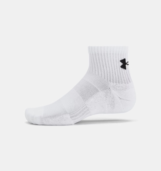 Носки U TC Qtr (3 пары) Under Armour, цвет White 4