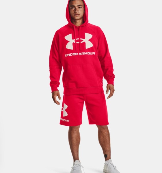 Толстовка Rival Fleece Big Logo Under Armour, цвет Red 3