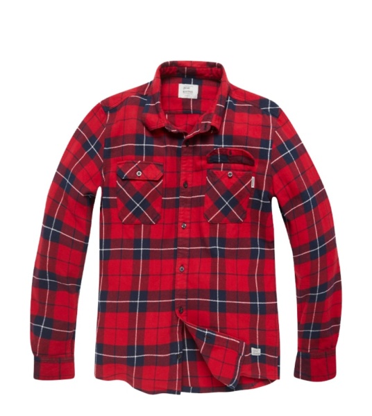 Рубашка Sem Flannel Vintage, цвет Red Check
