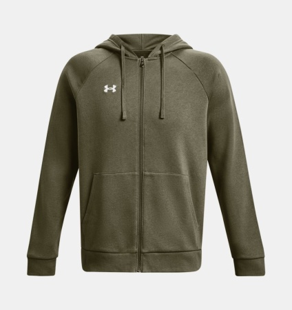 Толстовка Rival Fleece FZ Under Armour, цвет Green 5