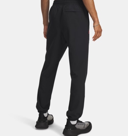 Брюки M Vibe Woven Under Armour, цвет Black Racer Red 2