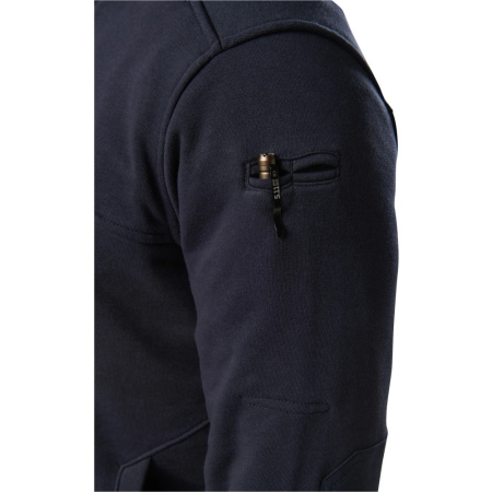 Толстовка Job Shirt 1 4 Zip 5.11 Tactical, цвет Black 9