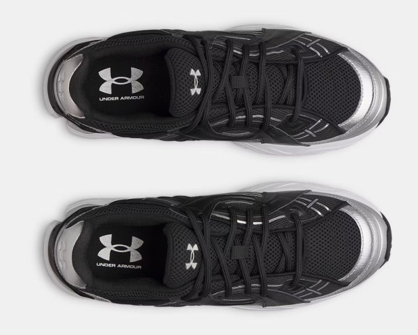 Кроссовки U Sola Under Armour, цвет Black White Metallic Silver 3