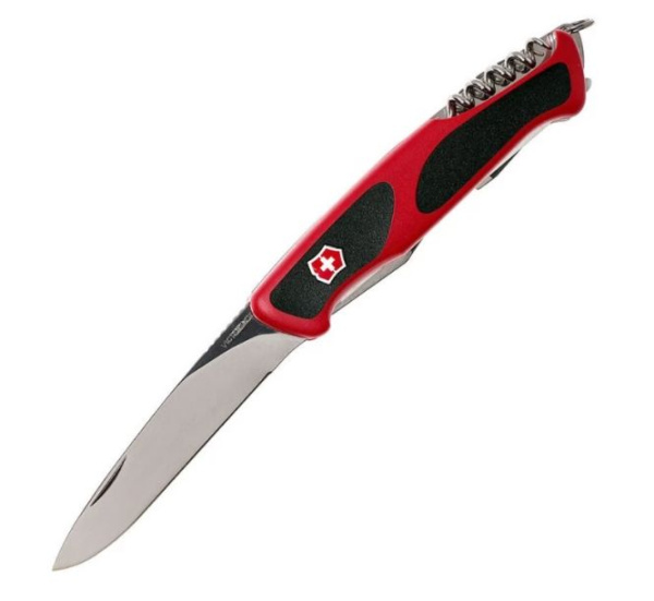 Нож перочинный Victorinox RangerGrip 55, цвет красныйчерный 7
