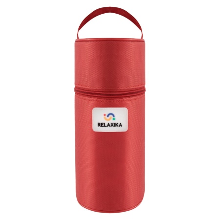 Термос Relaxika 102 (1 л) в термочехле, стальной 11