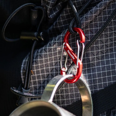 Карабин 5см Naturehike многофункциональный 2шт. 2