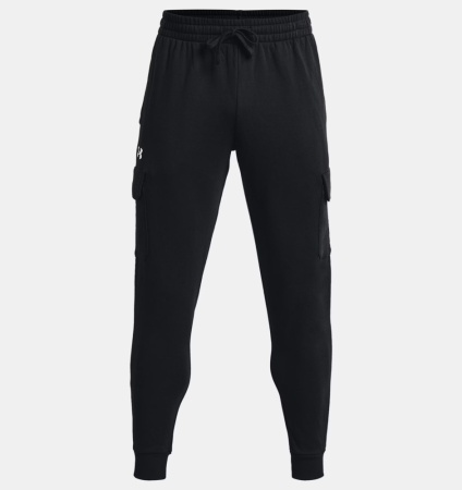 Брюки Rival Fleece Cargo Under Armour, цвет Black 5