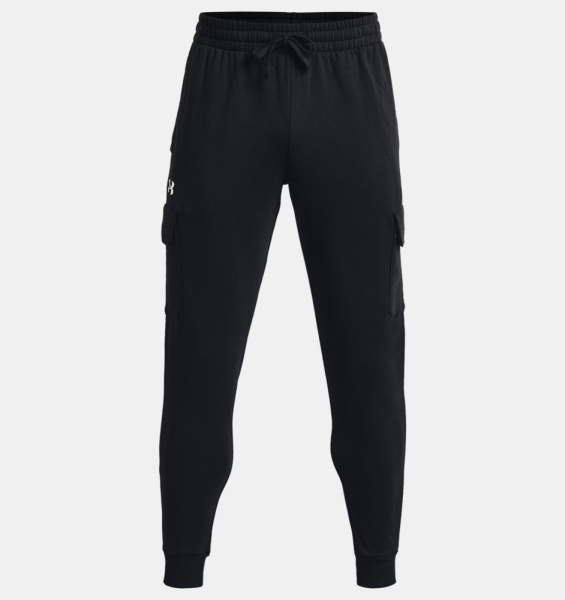 Брюки Rival Fleece Cargo Under Armour, цвет Black 5
