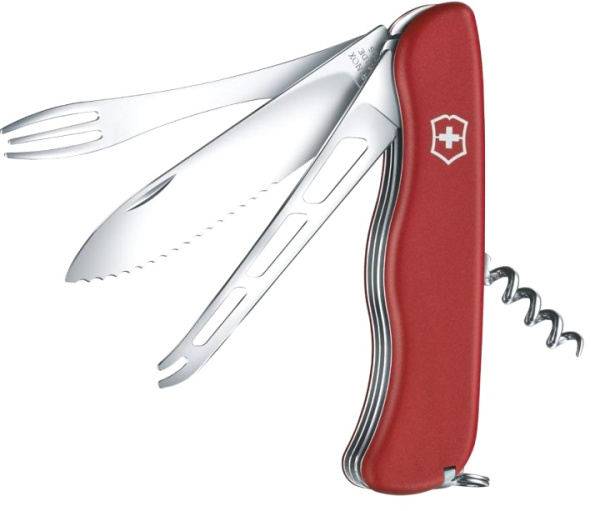 Нож Victorinox Cheese Master, 111мм, красный 2