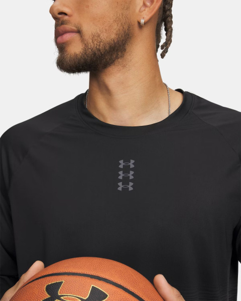 Лонгслив M Hoops Performance Under Armour, цвет Black Castlerock 3