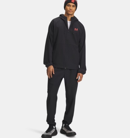 Брюки M Vibe Woven Under Armour, цвет Black Racer Red 3