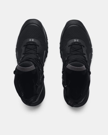 Полуботинки Micro G Valsetz Zip Mid Under Armour, цвет Black 3