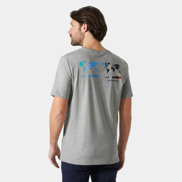 Футболка THE OCEAN RACE HH, цвет Grey Melange 2