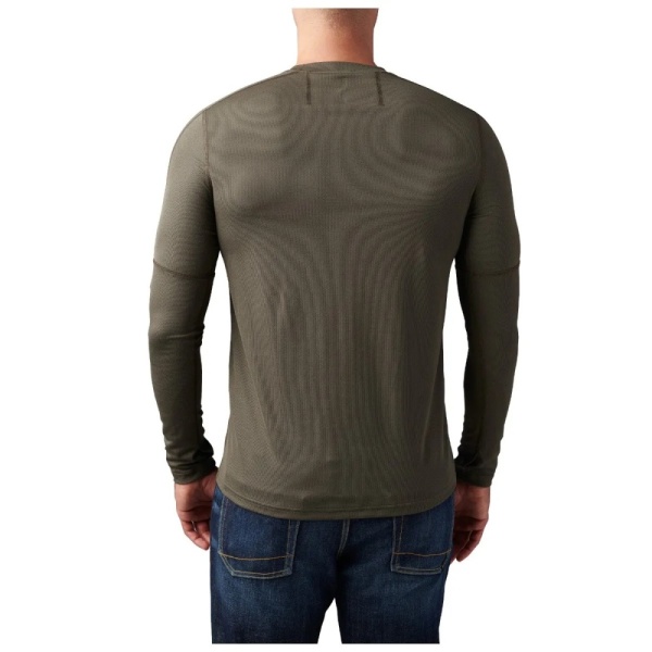 Пуловер Лонгслив Tropos Baselayer LS Top 5.11 Tactical, цвет Ranger Green 3