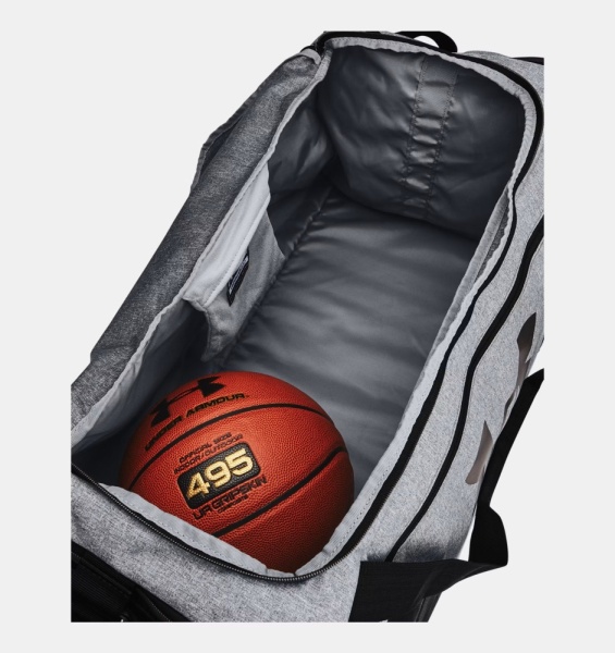 Сумка Undeniable Duffle 5.0 LG Under Armour, цвет Pitch Gray Medium Heather Black (101л) 4
