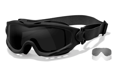 Очки-маска Wiley-X Spear, цвет Matte Black, Grey Clear Lens