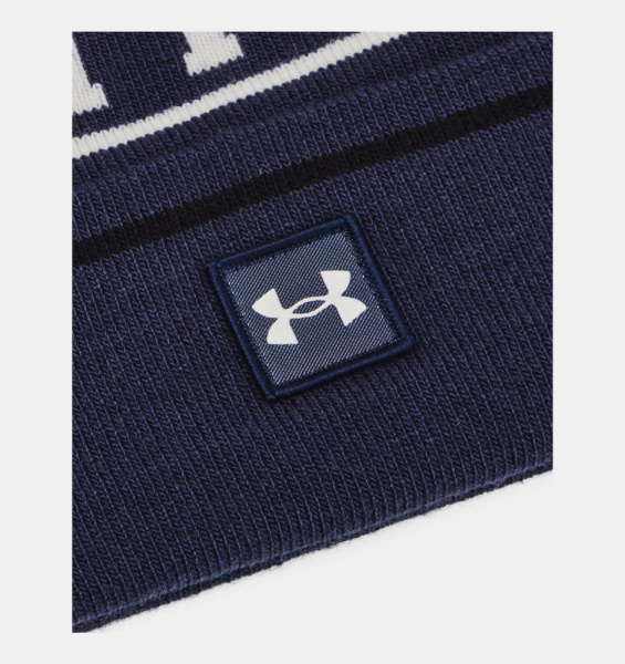 Шапка Halftime Pom Under Armour, цвет Midnight Blue 3