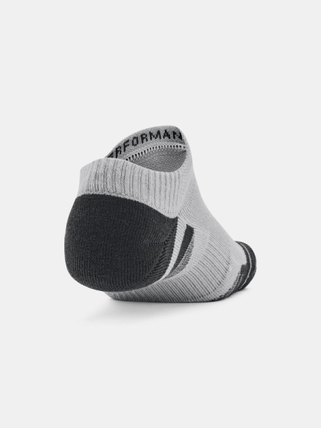 Носки Performance Tech (3 пары) Under Armour, цвет Grey 4