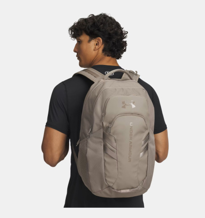 Рюкзак U Hustle 6.0 Pro Under Armour, цвет Taupe Dusk (31л) 4
