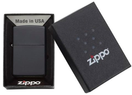 Зажигалка Zippo с покрытием Black Matte, цвет черный, матовый 3