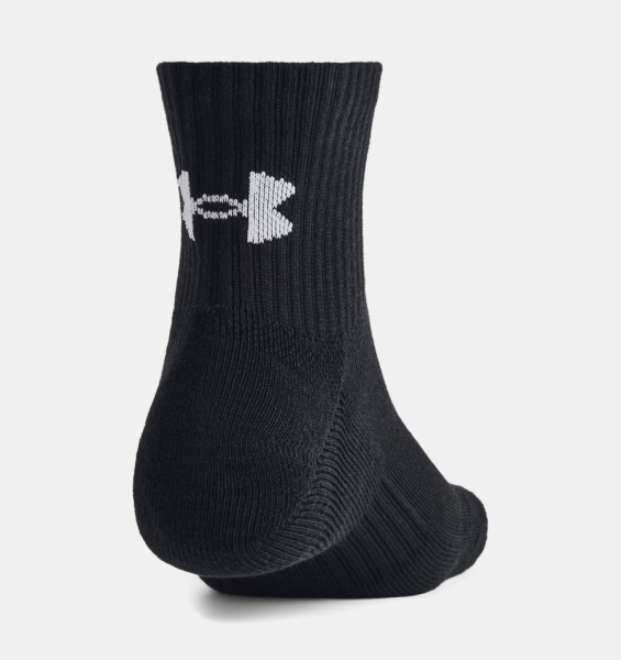 Носки U TC Qtr (3 пары) Under Armour, цвет Black 3