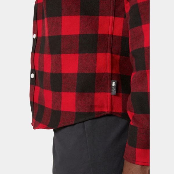 Рубашка LOKKA ORGANIC FLANNEL HH, цвет Red Buffalo 4