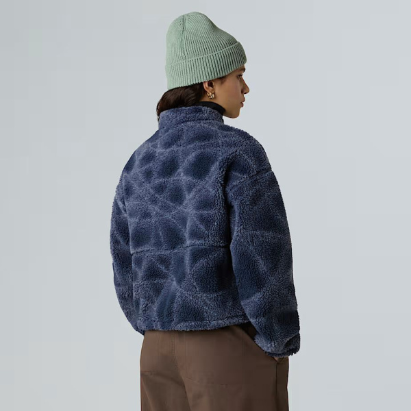 Кофта W Extreme Pile Printed Fleece TNF, цвет Summit Navy Sun 3