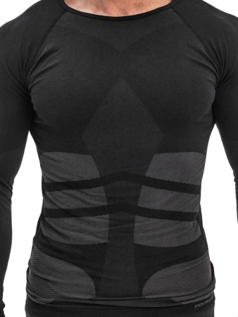 Компрессионный лонгслив PLEXIS Pentagon, цвет black 4