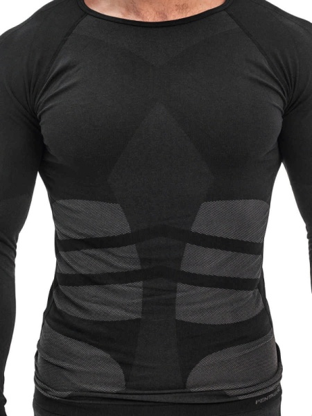 Компрессионный лонгслив PLEXIS Pentagon, цвет black 4