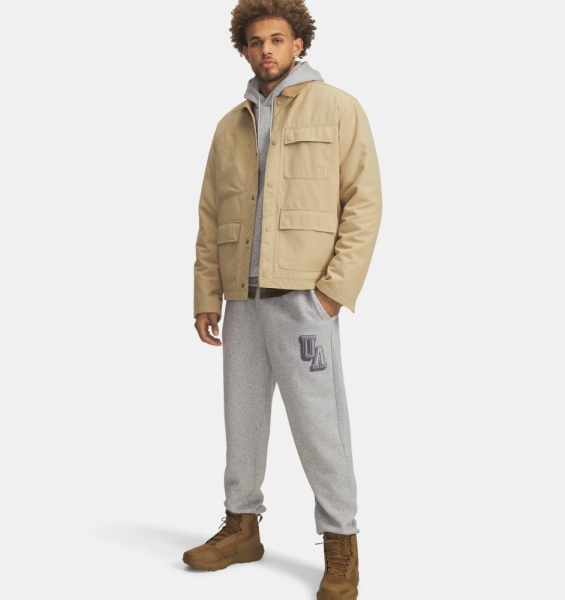 Брюки M Icon Flc Graphic Under Armour, цвет Grey 3