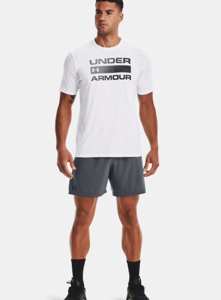 Футболка Team Issue Wordmark Under Armour, цвет White 2