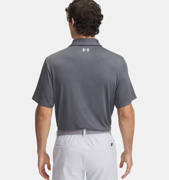 Поло Playoff 3.0 Stripe Under Armour, цвет Castlerock 2