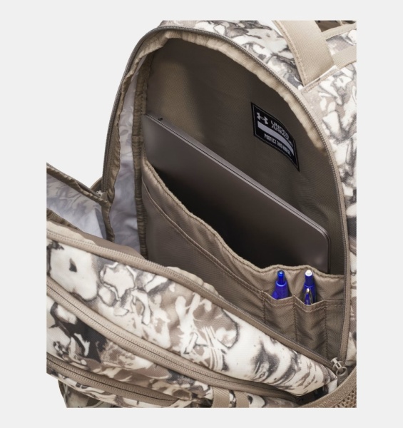 Рюкзак U Hustle 6.0 Under Armour, цвет Taupe Dusk Summit White (29л) 3