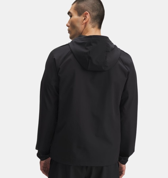 Куртка M Stretch Wvn Windbreaker UA, цвет Black Racer Red 2