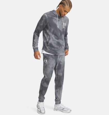 Брюки Rival Terry AOP Under Armour, цвет Grey 3