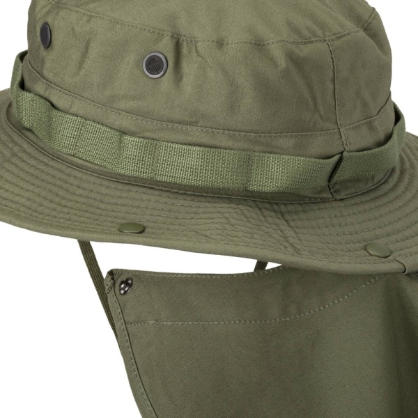 Панама Boonie Hat PR с хвостом Helikon, цвет Olive Green 3