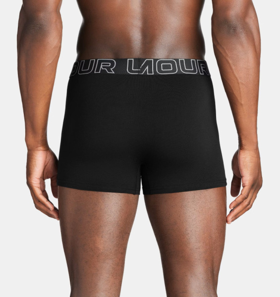 Трусы Men's Performance Cotton 3 (3 pack) UA, цвет Black Steel 2
