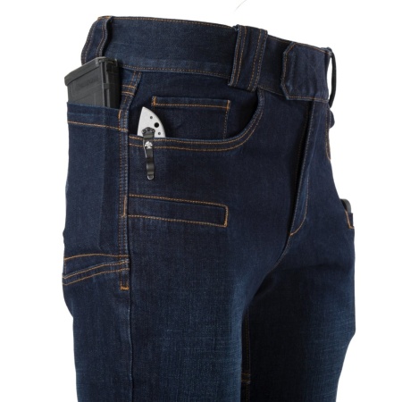 Джинсы Greyman Tactical Slim Helikon, цвет Dark Blue SP-GJS-DD-31 6