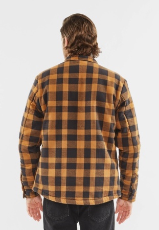 Куртка Sherpa Vintage, цвет Yellow Check МОДЕЛЬ 2