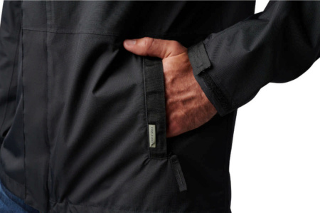 Куртка EXOS RAIN SHELL 5.11 Tactical, цвет Black 8