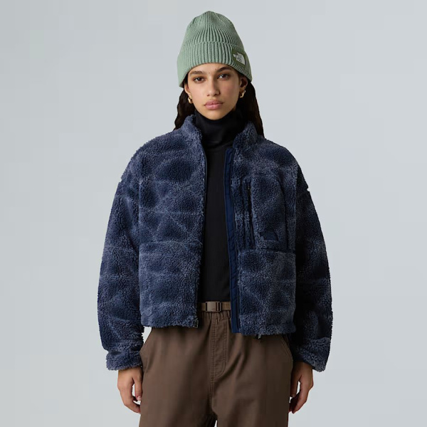 Кофта W Extreme Pile Printed Fleece TNF, цвет Summit Navy Sun 4