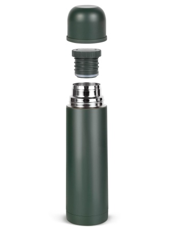 Термос Relaxika 101 (0,5 л), цвет хаки (без лого) 2