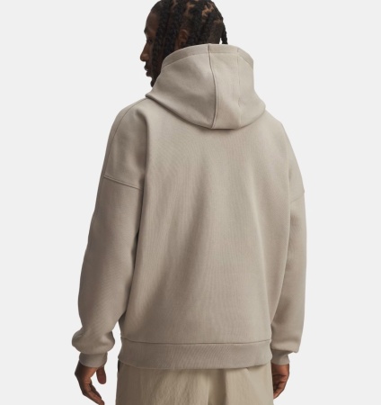 Толстовка M Icon HW Colorblocked UA, цвет Timberwolf Taupe 2